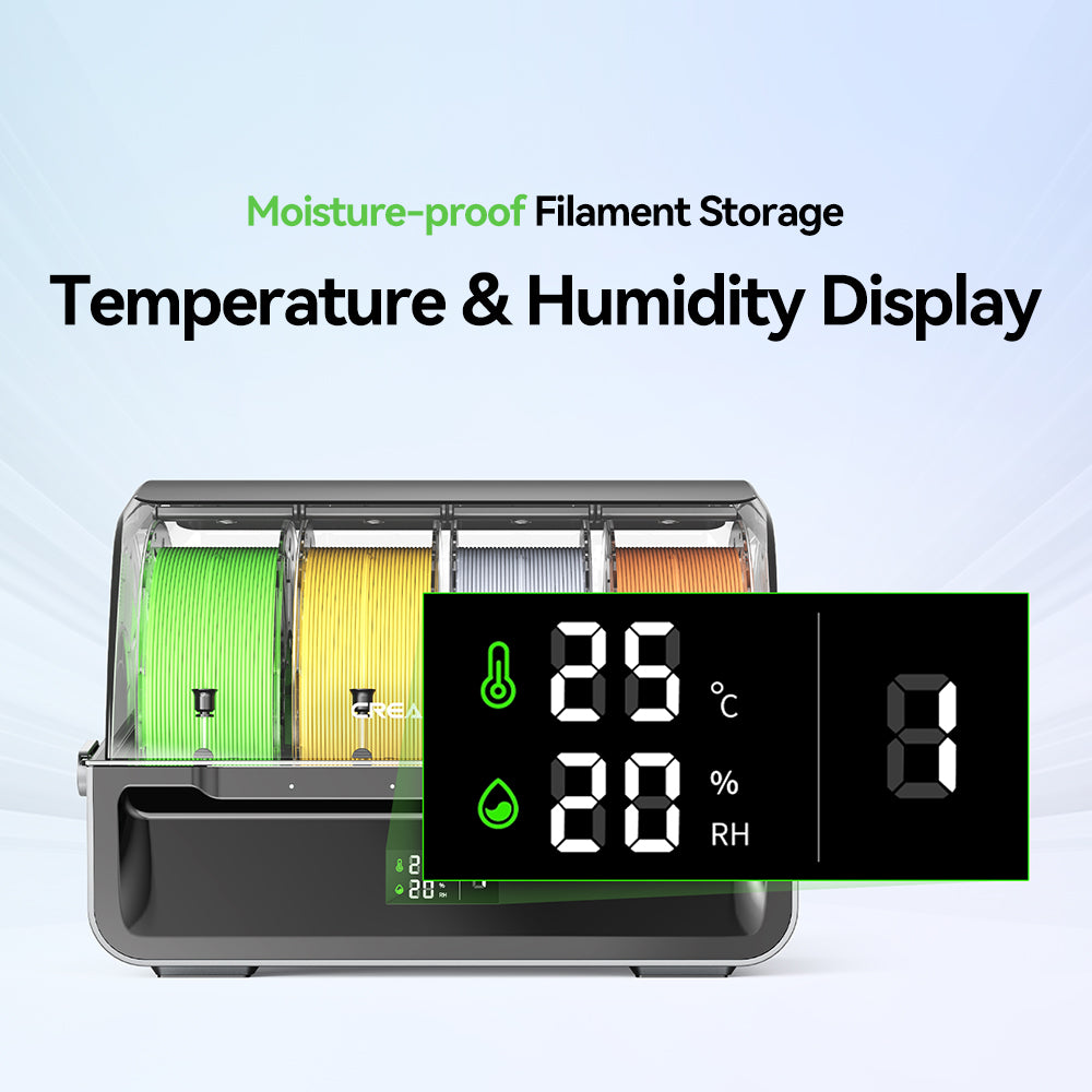Creality K2 Plus specifications infographic – 350x350x350mm build volume 30000mm/s2 acceleration heated chamber