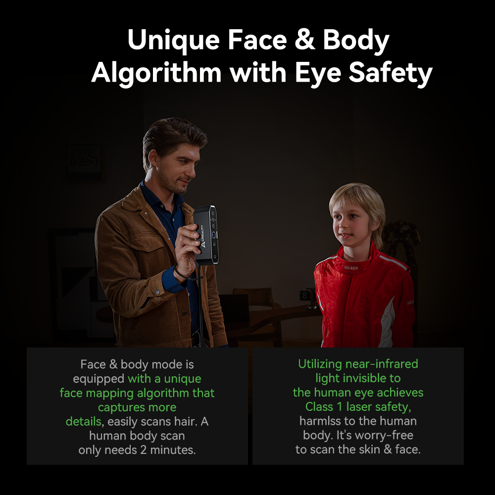 Creality CR-Scan Otter scanning mechanical assembly or engineering part for reverse engineering workflow