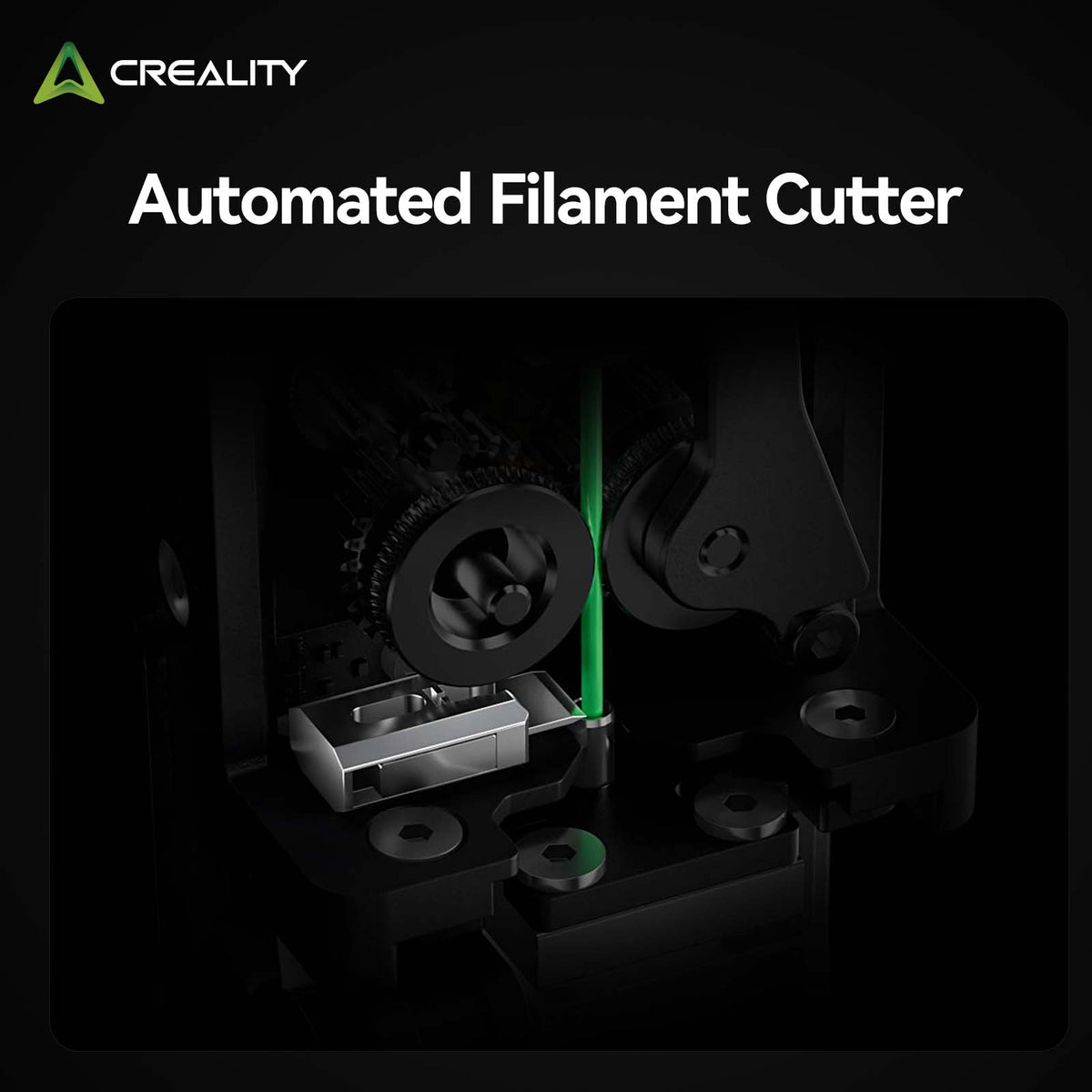 Creality K2 Plus dual AI camera nozzle monitoring showing real-time flow adjustment for reliable long print jobs