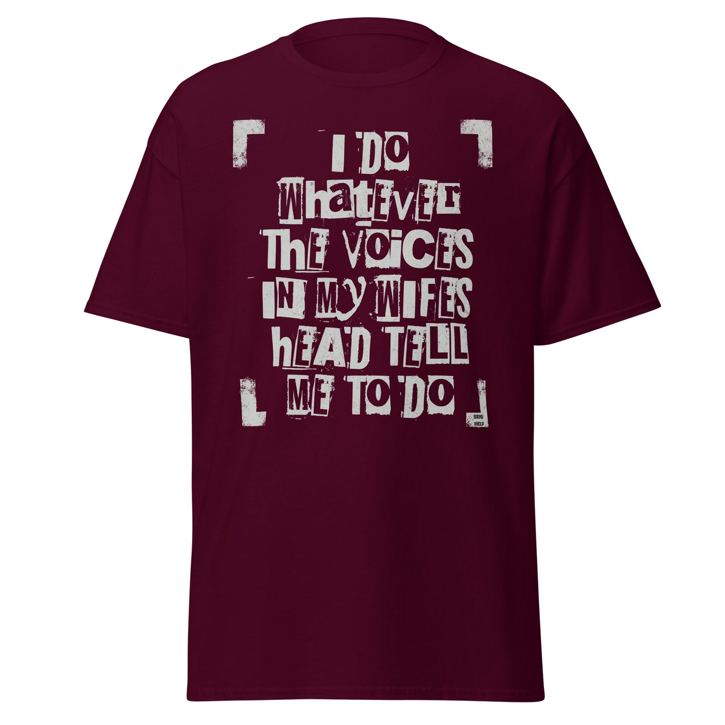 Boss Wife graphic tee voices in wife's head funny shirt VectorDesignsArizona