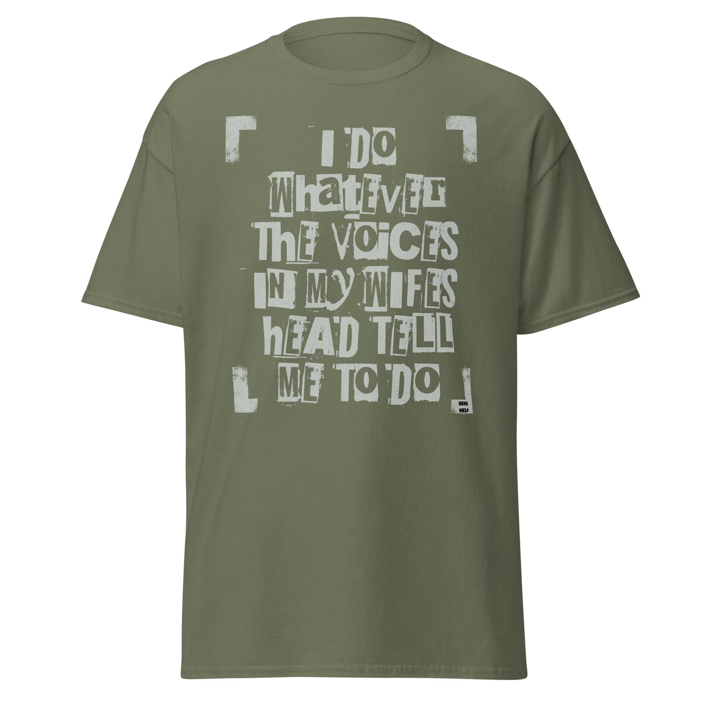 Boss Wife graphic tee voices in wife's head funny shirt VectorDesignsArizona