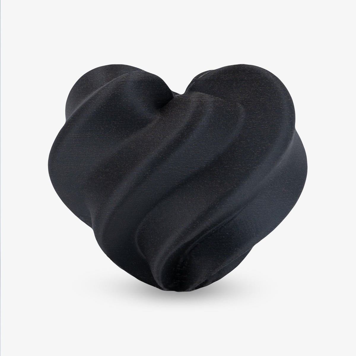 AMOLEN Wood PLA filament spool in Ebony Wood — very dark near-black with visible grain structure, 1.75mm 1KG