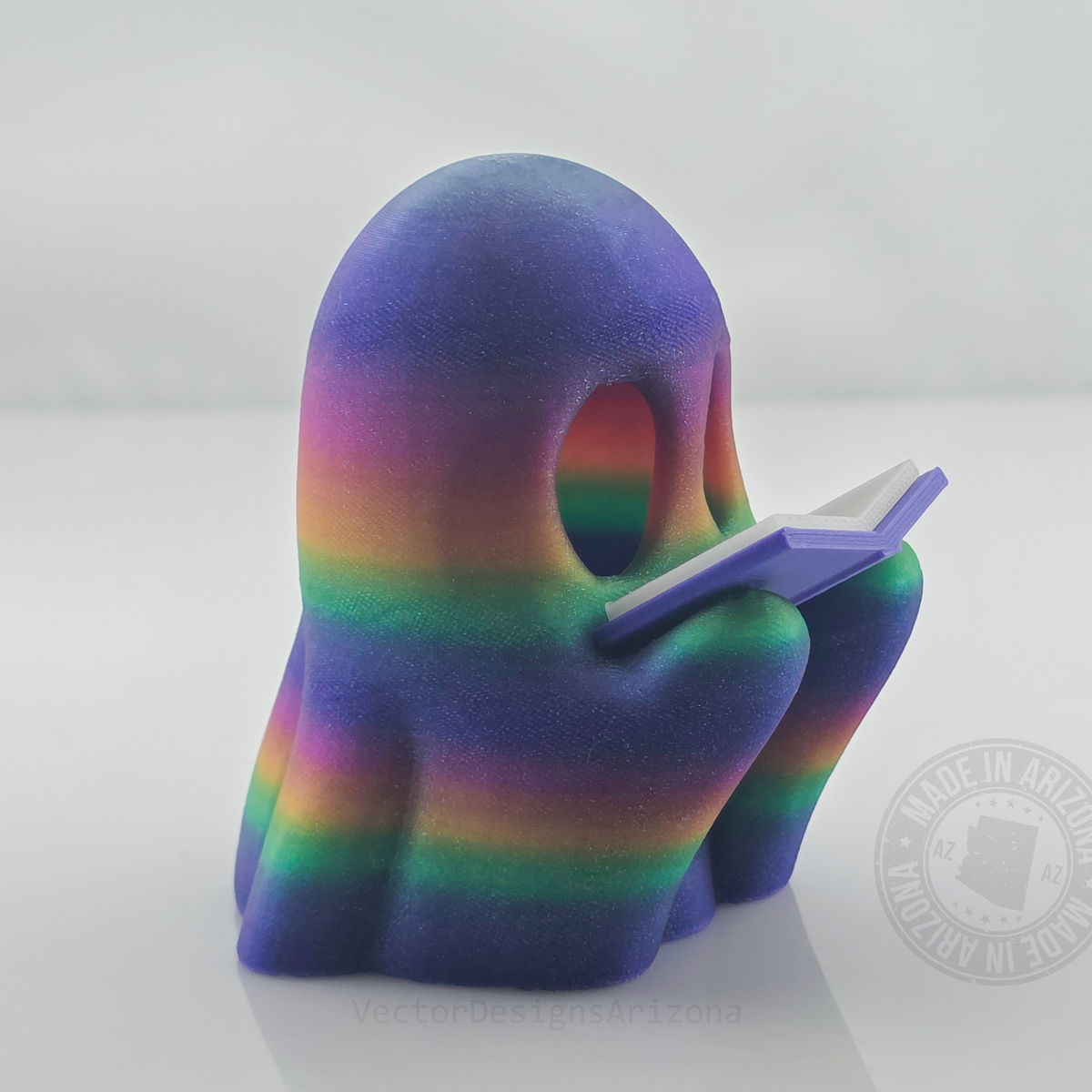 Full Spectrum Rainbow Reading Ghost T-Light figurine