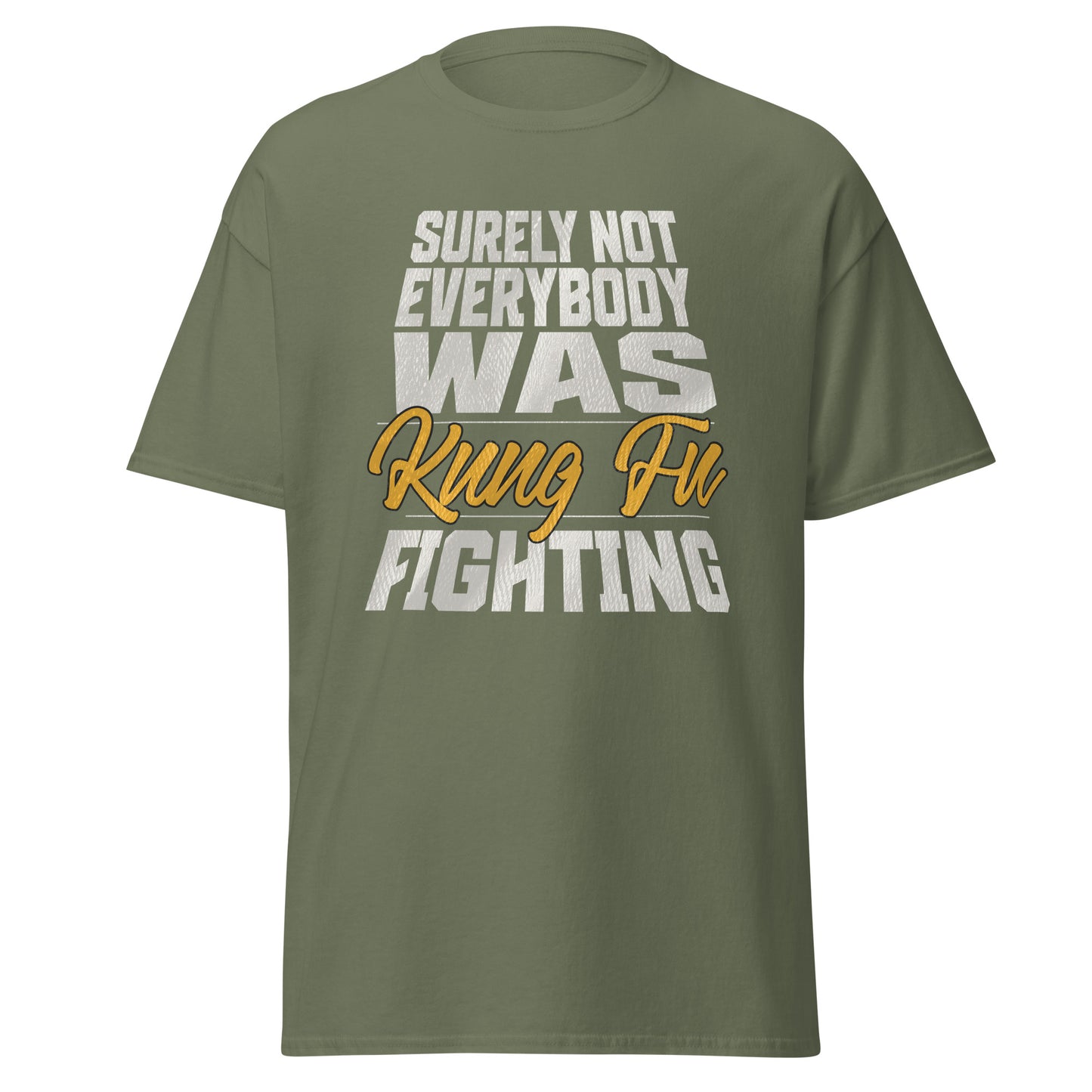 kung fu fighting graphic tee retro music tee by VectorDesignsArizona