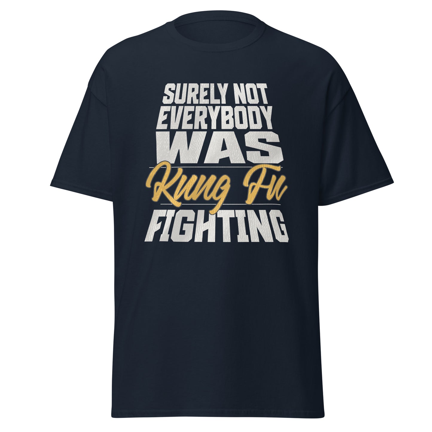 kung fu fighting graphic tee retro music tee by VectorDesignsArizona