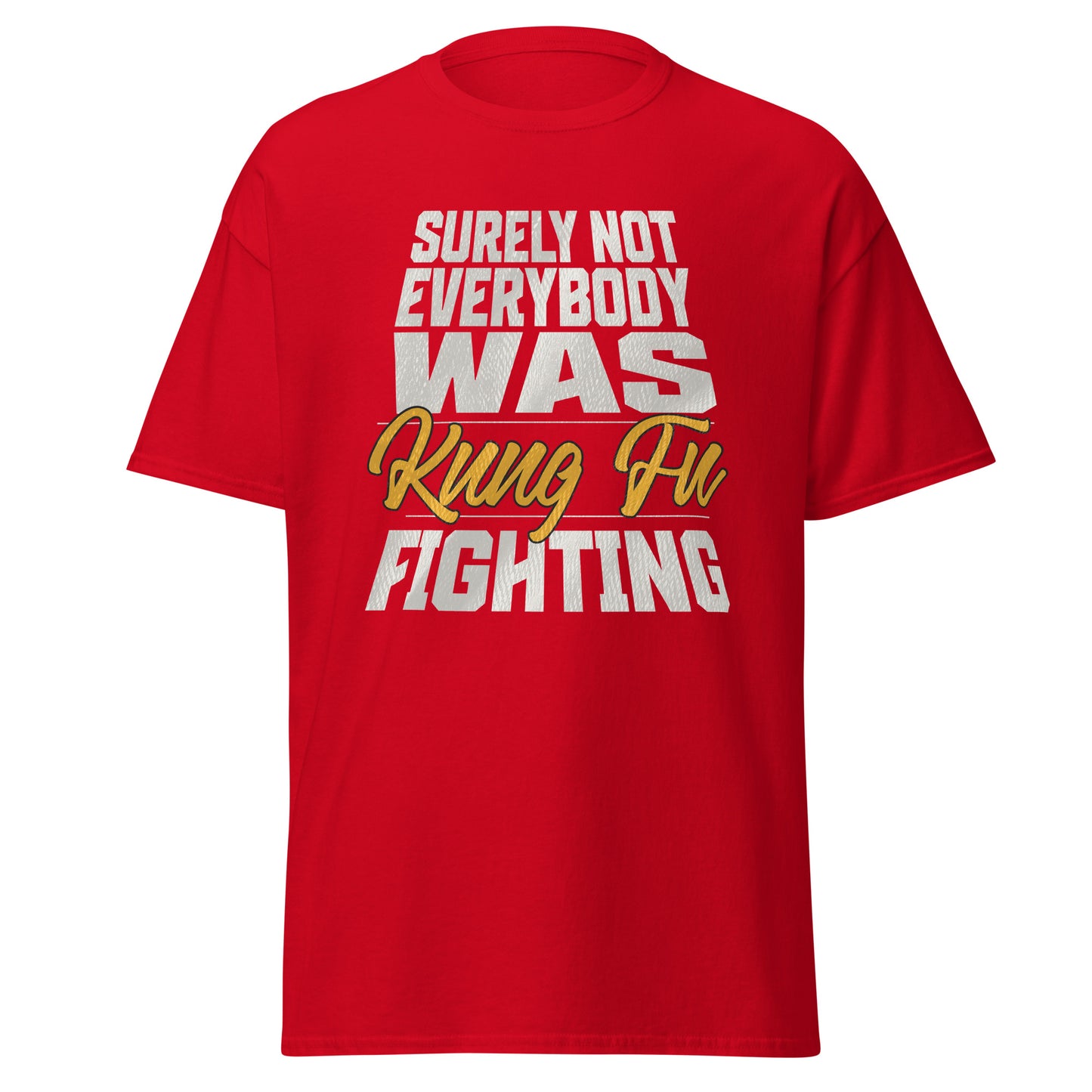 kung fu fighting graphic tee retro music tee by VectorDesignsArizona