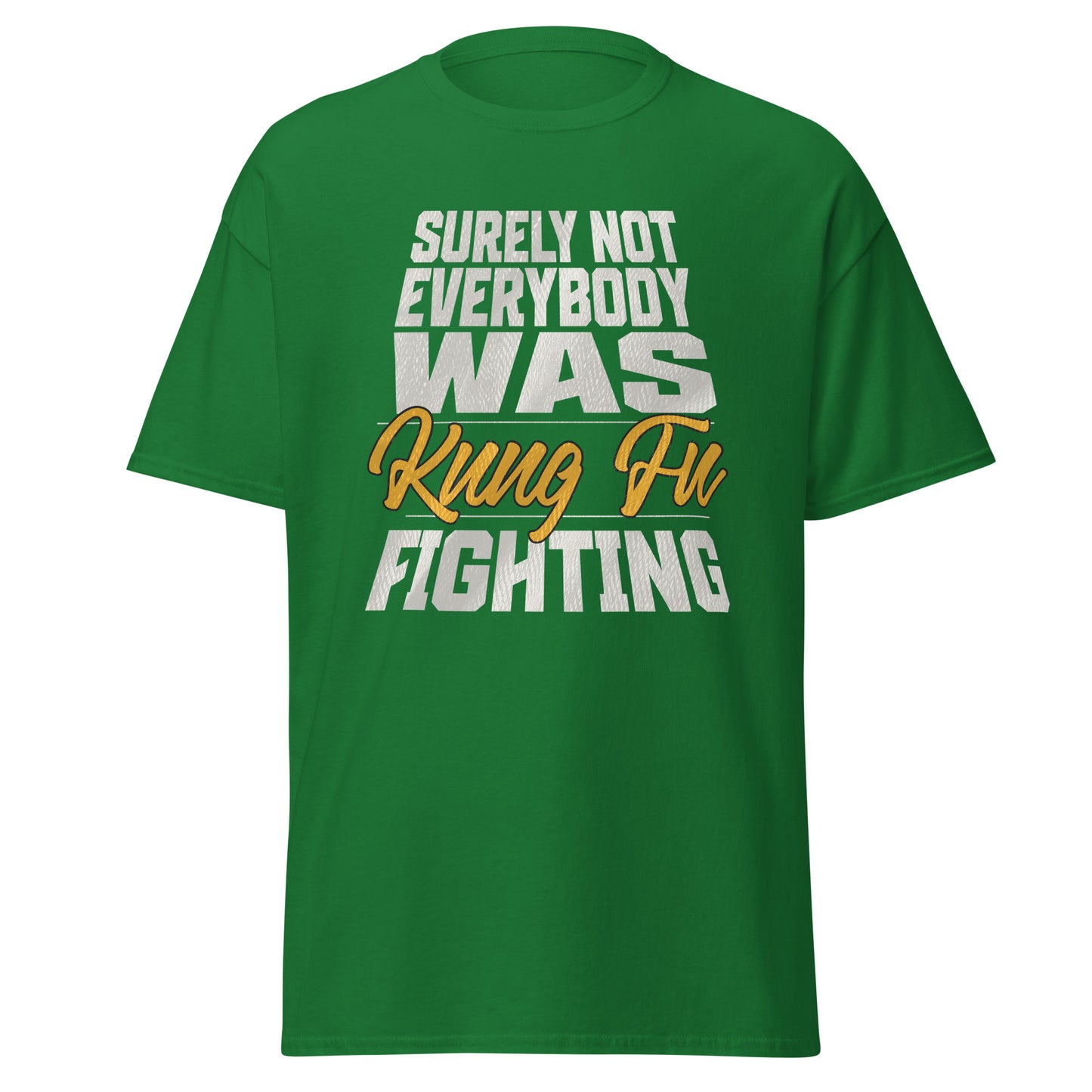 kung fu fighting graphic tee retro music tee by VectorDesignsArizona