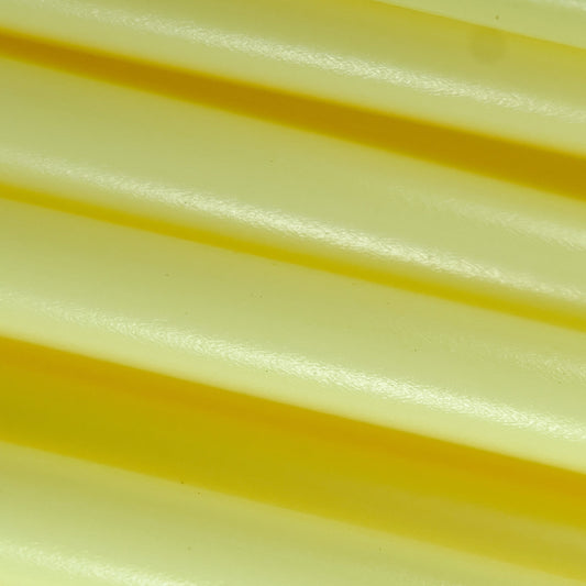 Cookiecad Pale Yellow PLA filament close-up – pastel yellow surface detail