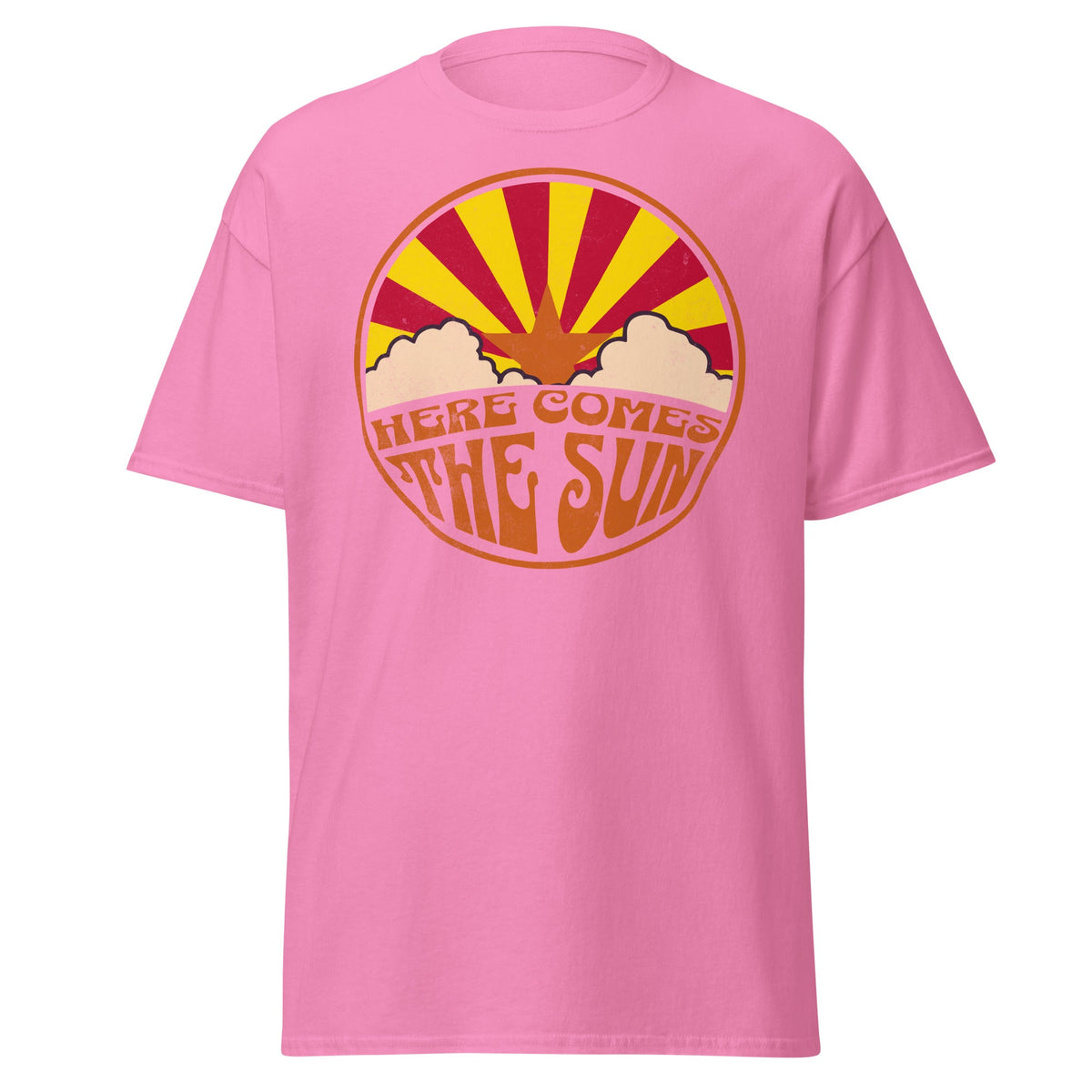 Arizona state flag retro design T-shirt on heather gray unisex tee by VectorDesignsArizona