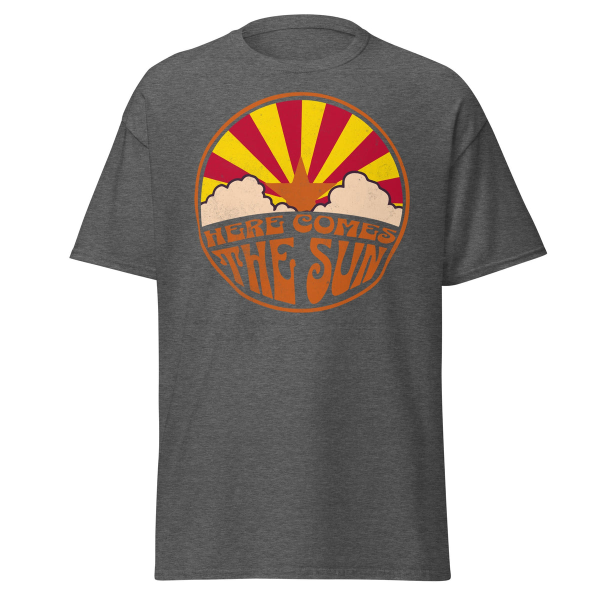 Vintage Arizona souvenir graphic tee in royal blue cotton shirt by VectorDesignsArizona