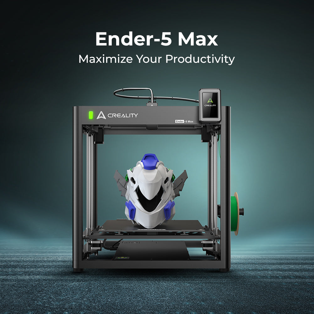 Creality Ender-5 Max 3D printer all-metal frame and CoreXY motion system showing rigid industrial build structure
