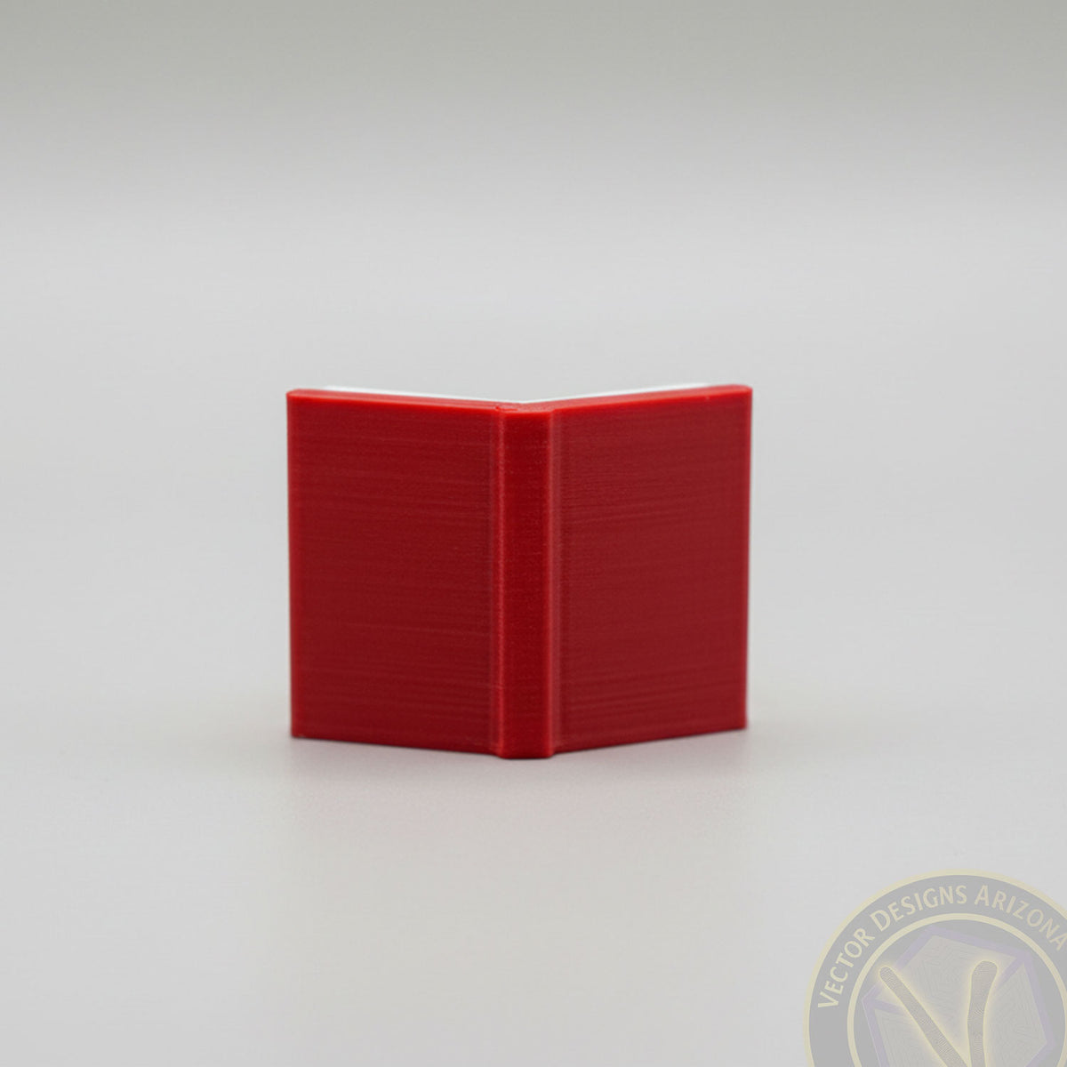 Red miniature book accessory for Reading Ghost and Grim Reader desk decor