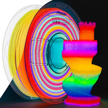 AMOLEN Glow PLA two-spool comparison or variant lineup [Inferred — confirm image content]