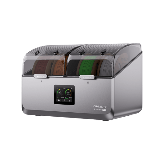 Creality SpacePi X4 filament dryer with 4-spool dual independent heating chambers up to 85 degrees – VectorDesignsArizona authorized Creality reseller Tucson AZ