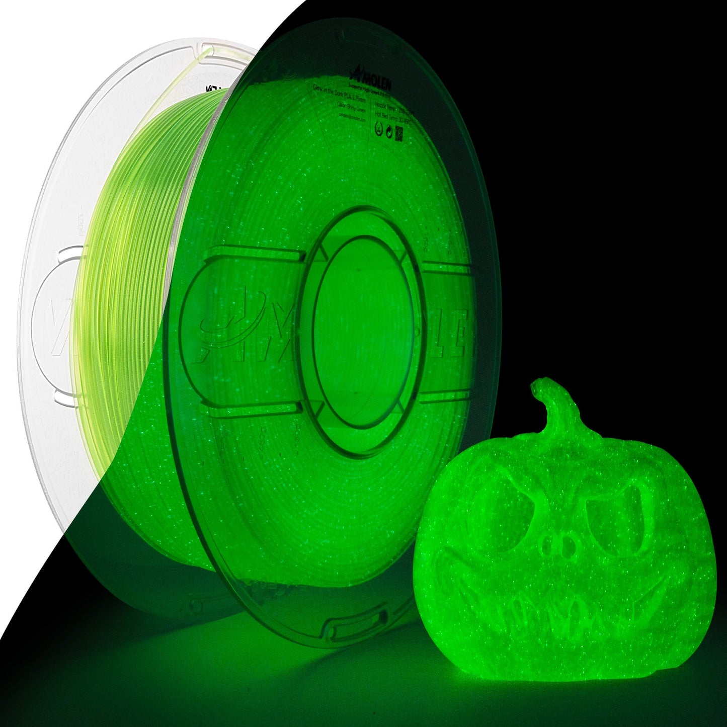 Glow PLA 1KG spool alternate angle, position 16 [Inferred — confirm image content]