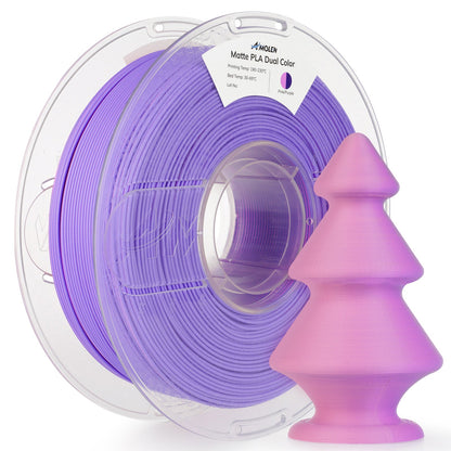 Amolen PLA Matte Dual – dual-color effect on 3D printed object