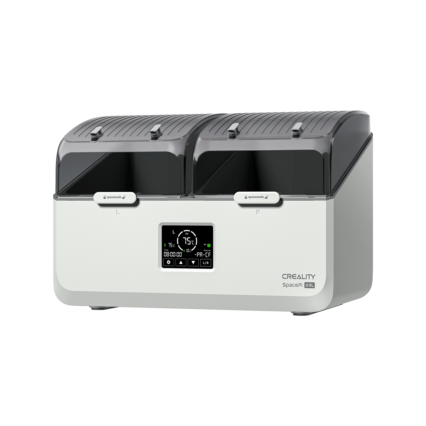 Creality SpacePi X4L filament dryer with 4-spool capacity and dual independent heating chambers – VectorDesignsArizona authorized Creality reseller Tucson AZ