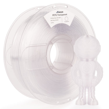 AMOLEN PETG Transparent — Sky Blue colorway spool