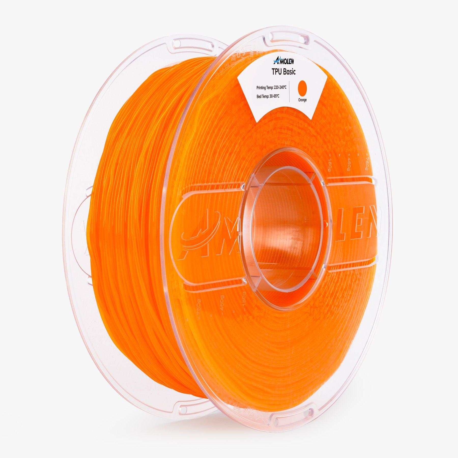 AMOLEN TPU Basic 1KG flexible filament spool — large format product image