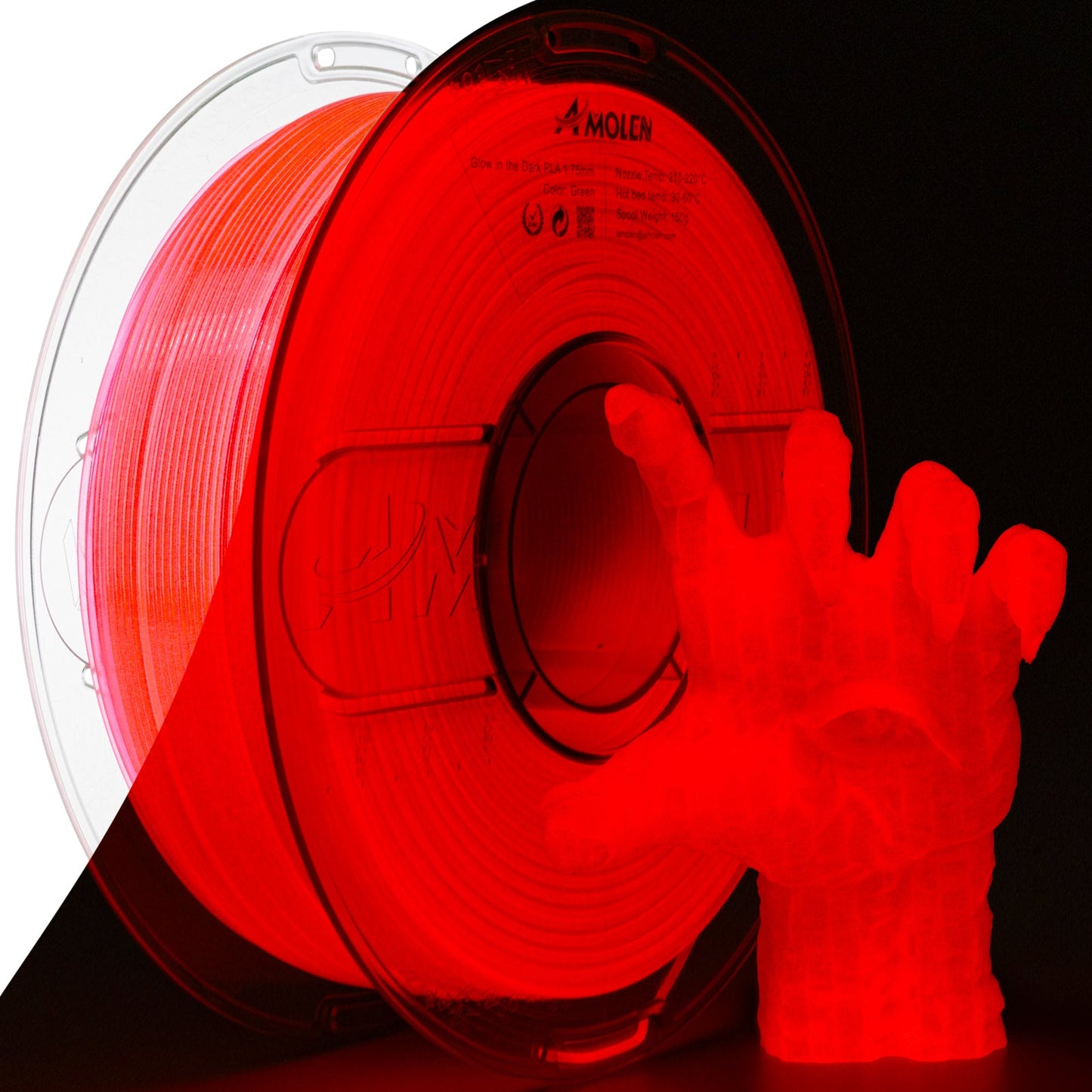 Glow PLA 1KG spool view, position 30 [Inferred — confirm image content]