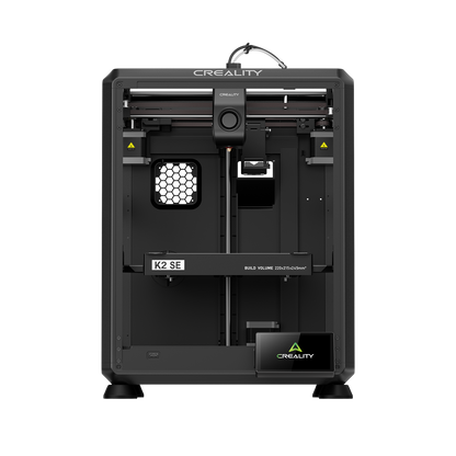 Creality K2 SE direct drive extruder with quick-swap nozzle run-out sensor and automated magnetic filament cutter