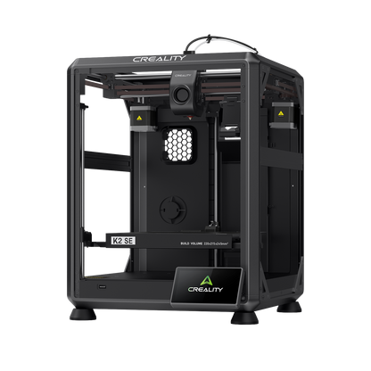Creality K2 SE rigid all-metal aerospace-grade die-cast aluminum frame with reinforced gussets for shake-free printing