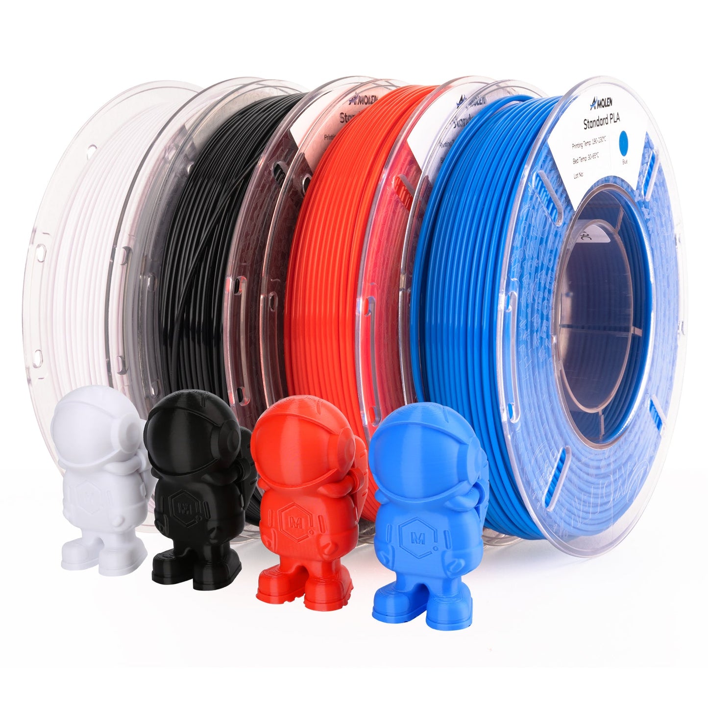 AMOLEN PLA Basic filament print sample — no bubbles, no jamming, no warping