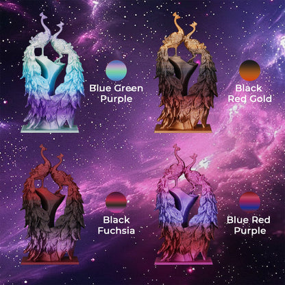 Silk Shiny Gradient PLA variety pack — surface detail, metallic gradient finish