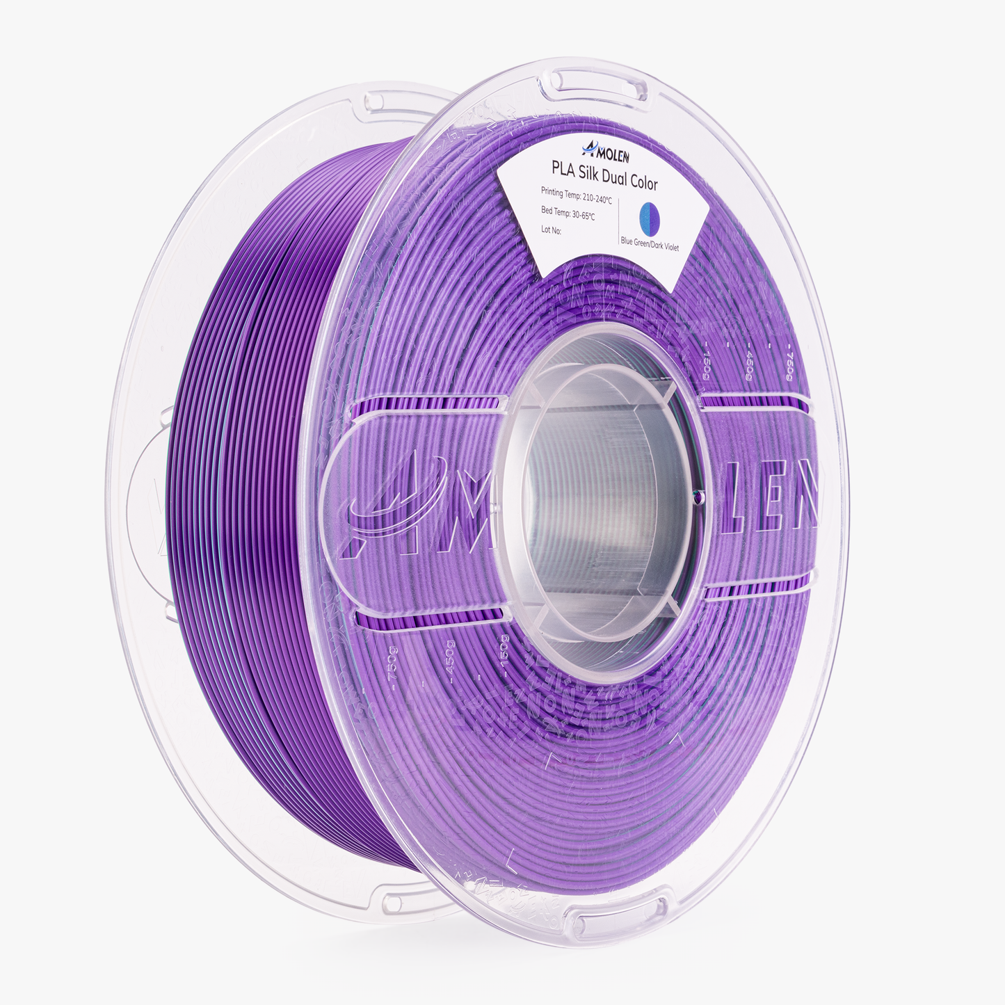 Dual Color Silk PLA feature close-up, position 12 [Inferred — confirm image content]