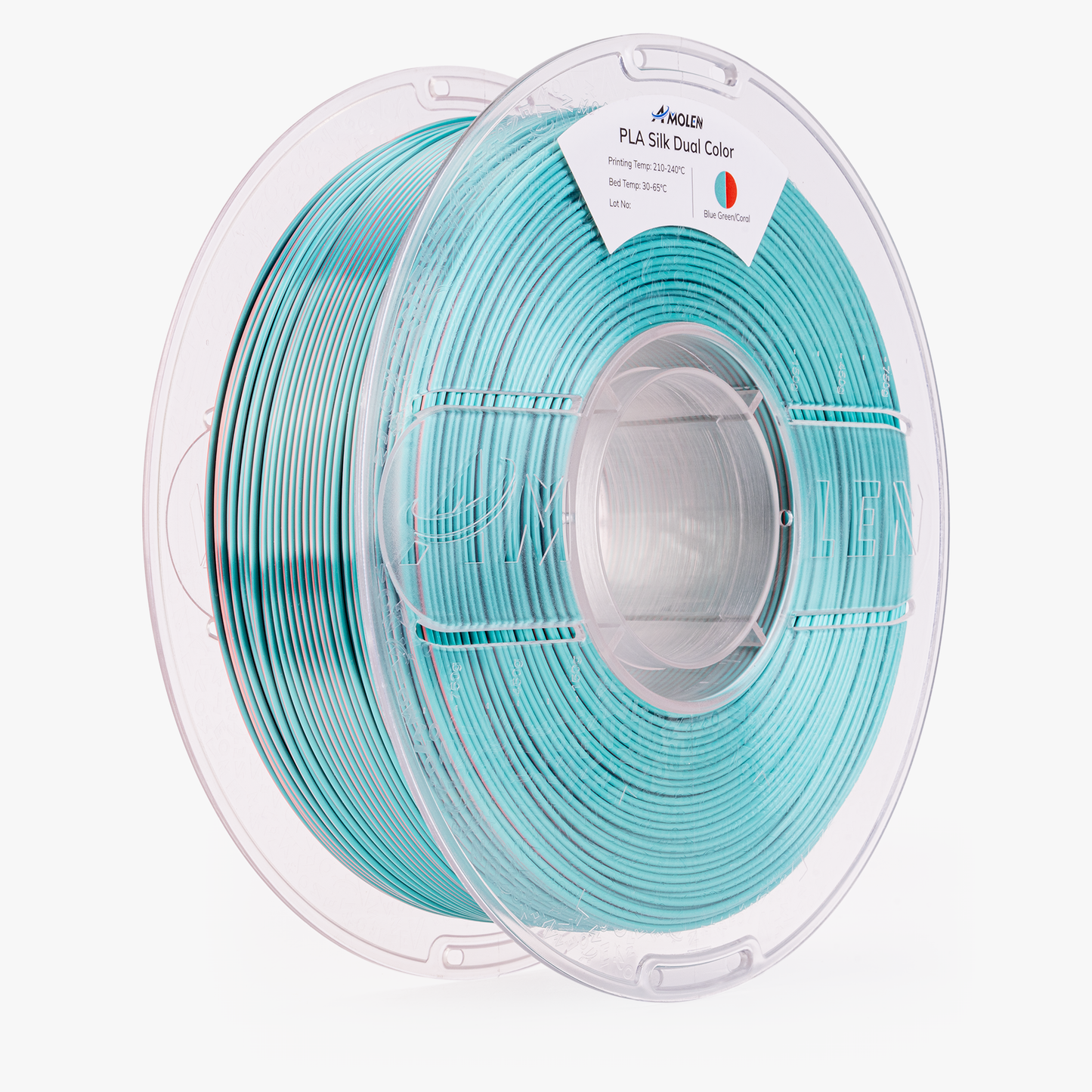 Dual Color Silk PLA filament strand or spool detail, position 21 [Inferred — confirm image content]