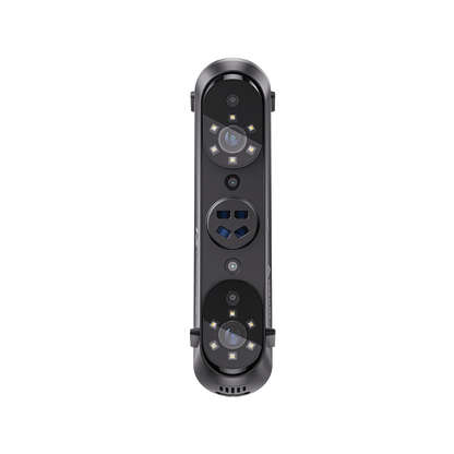 Creality Sermoon S1 3D scanner AI-assisted software interface showing mesh optimization and CAD export workflow