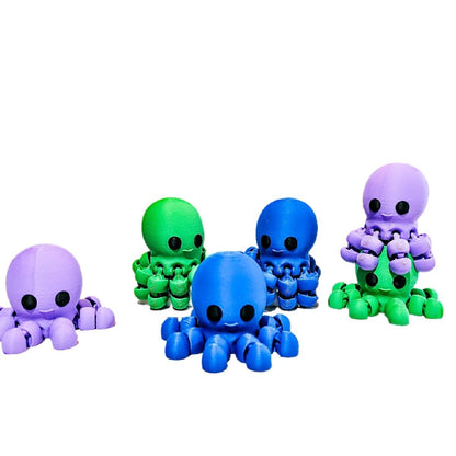 3D Octopus design Figurine 1 count 3 options - Creative Animal Model Decor Decoration OrnamentsFlexi ToysVectorDesignsArizona