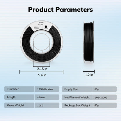 AMOLEN PLA Basic filament — consistent extrusion and reliable layer adhesion detail