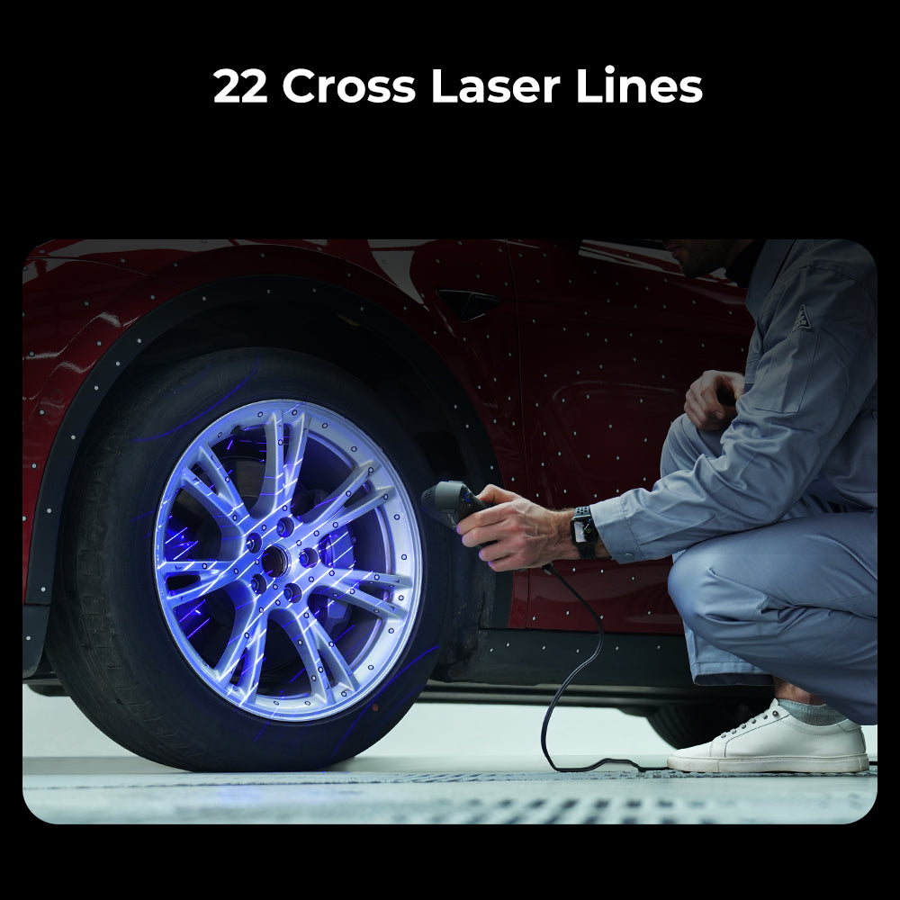 Creality Raptor Pro scanner body and cable design showing professional build quality and ergonomic handheld form factor