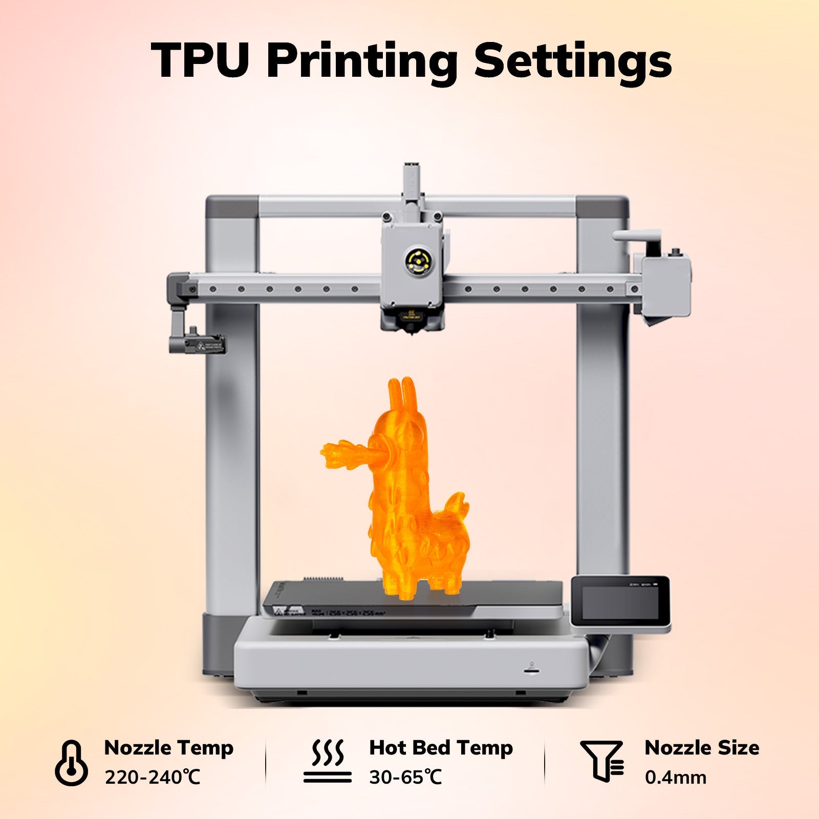 AMOLEN Transparent TPU flexible filament packaging — vacuum-sealed 1KG spool for moisture protection