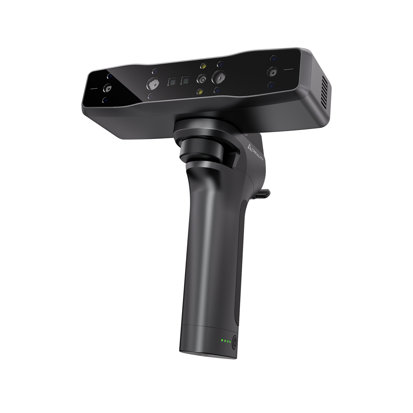 Creality CR-Scan Otter Lite output in Creality Scan software showing automatic alignment and hole filling tools