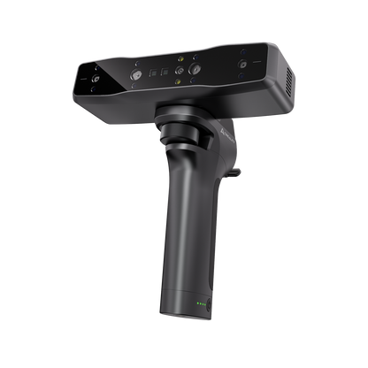 Creality CR-Scan Otter Lite output in Creality Scan software showing automatic alignment and hole filling tools