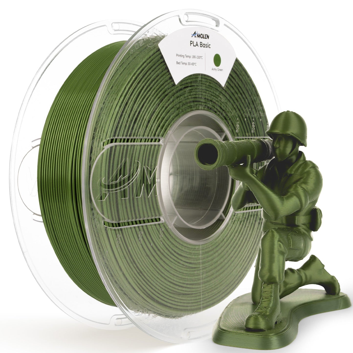 AMOLEN High Speed PLA filament — high-speed printing demonstration up to 600mm/s