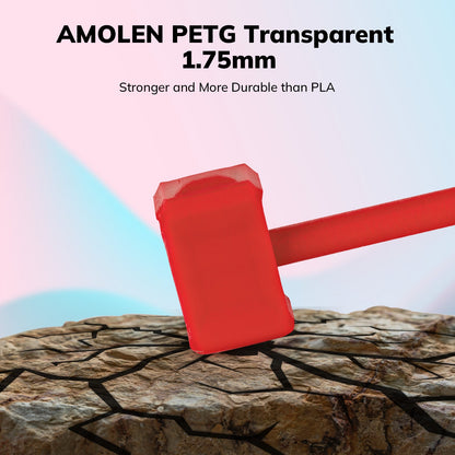 AMOLEN PETG Basic colorway overview — full range of available PETG filament colors