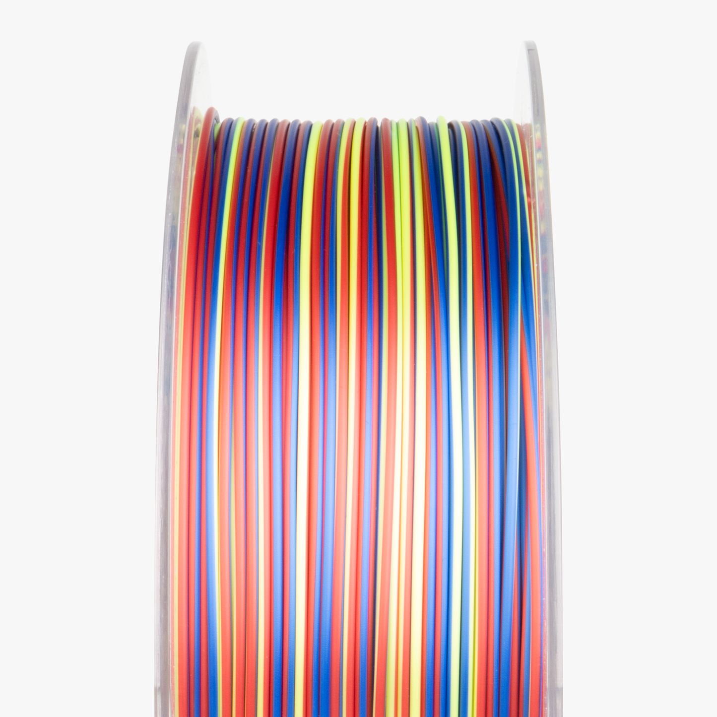 AMOLEN S-Series Silk PLA color variant lineup showing all available spiral multicolor colorway options