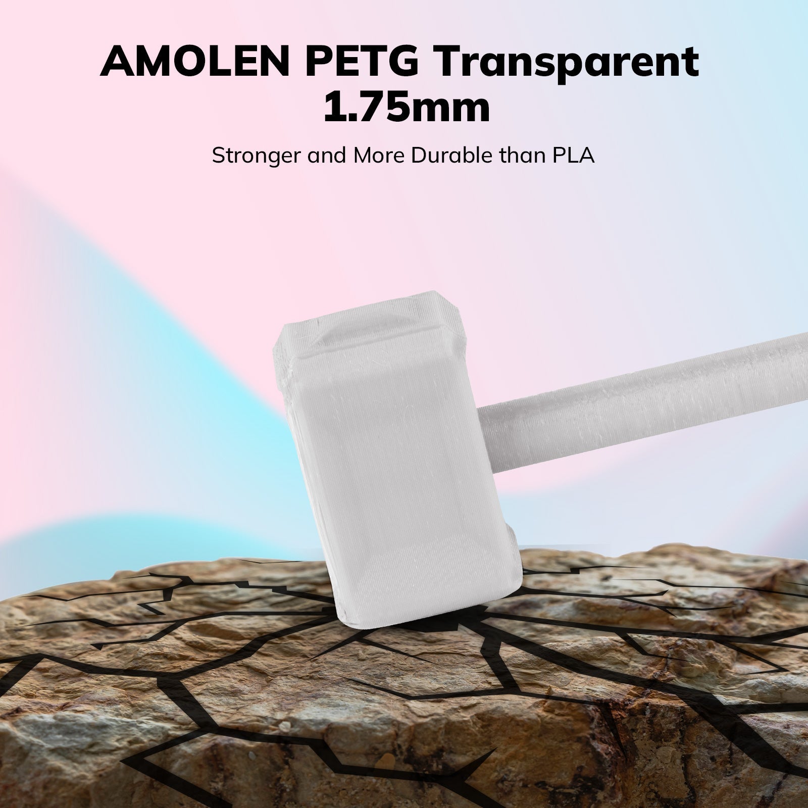 AMOLEN PETG Basic color comparison — multiple PETG colorway options displayed side by side