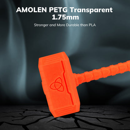 AMOLEN PETG Transparent — functional enclosure showing durability and chemical resistance