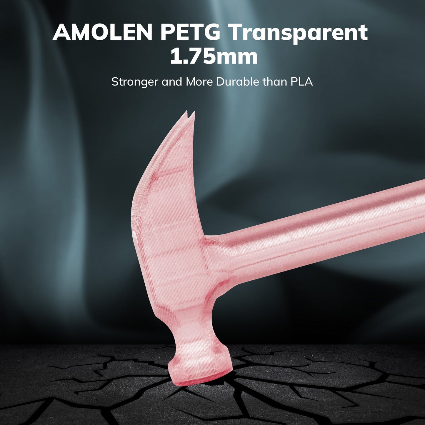 AMOLEN PETG Transparent — protective cover 3D print example
