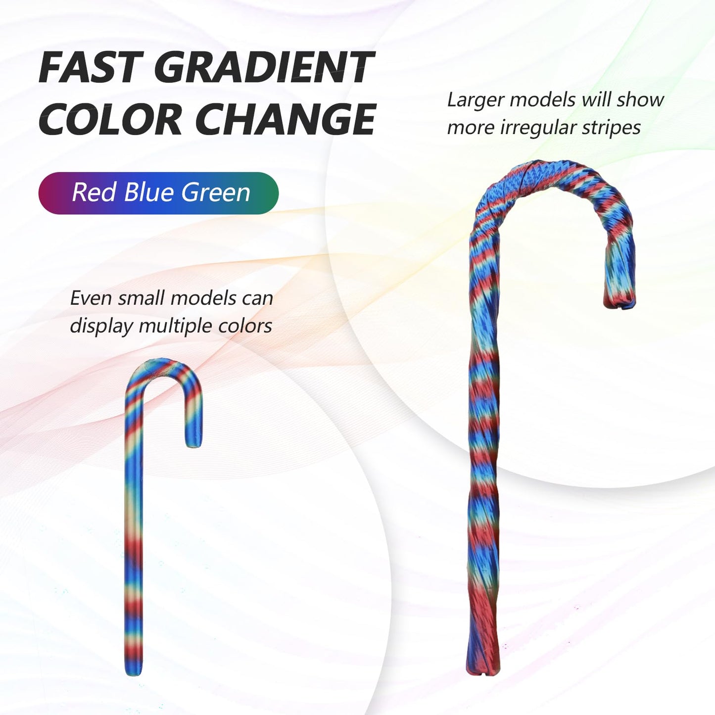 AMOLEN S-Series Silk PLA 4×1KG bundle overview — spiral multicolor silk filament options