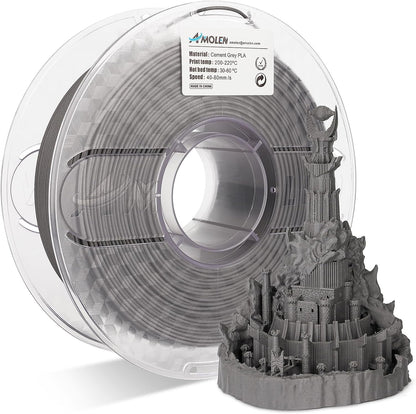 AMOLEN Marble PLA filament recommended print settings – 210–240°C nozzle temperature