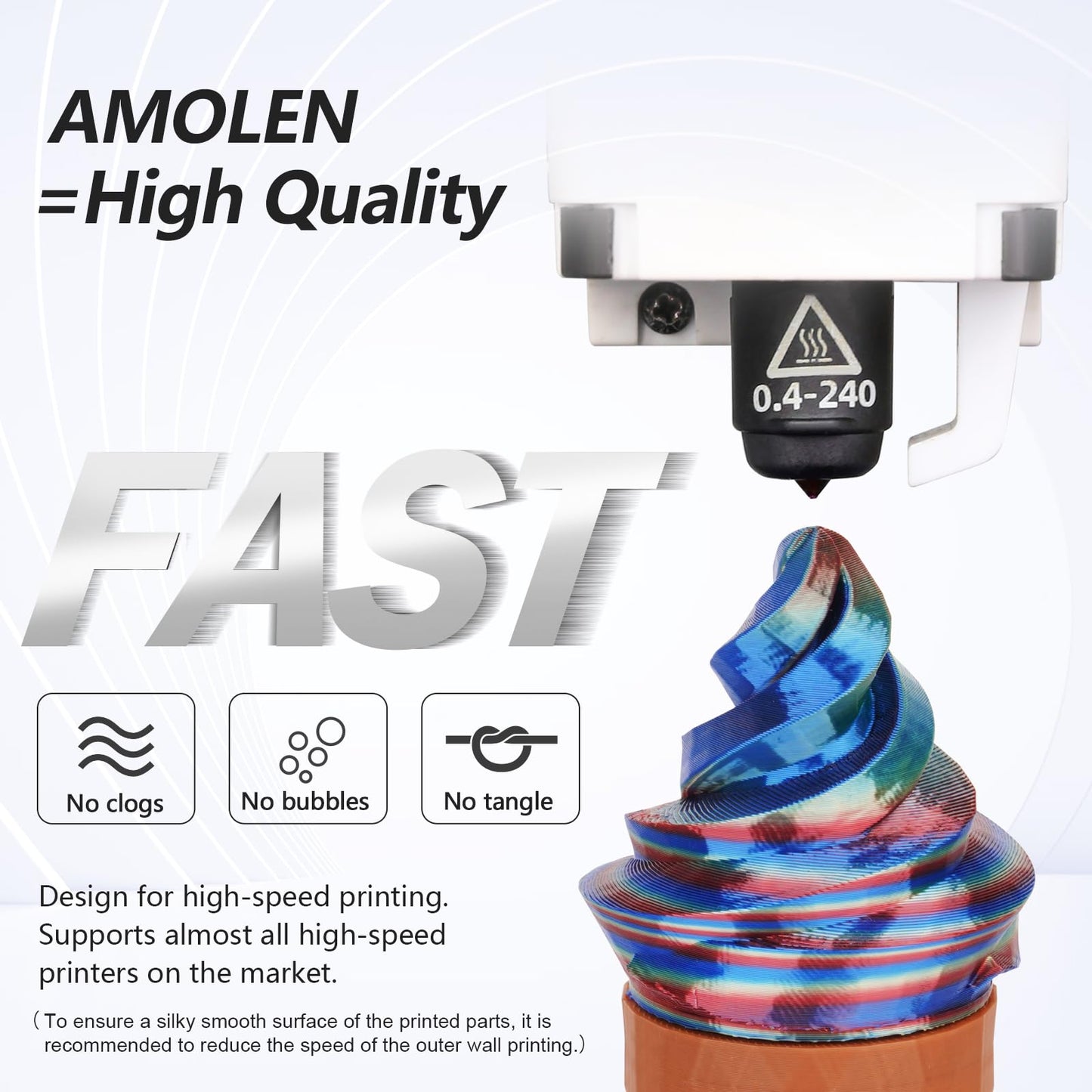 AMOLEN S-Series Silk PLA variety pack — colorway comparison, Series A and Series B options