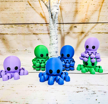 3D Octopus Flexi Figurine