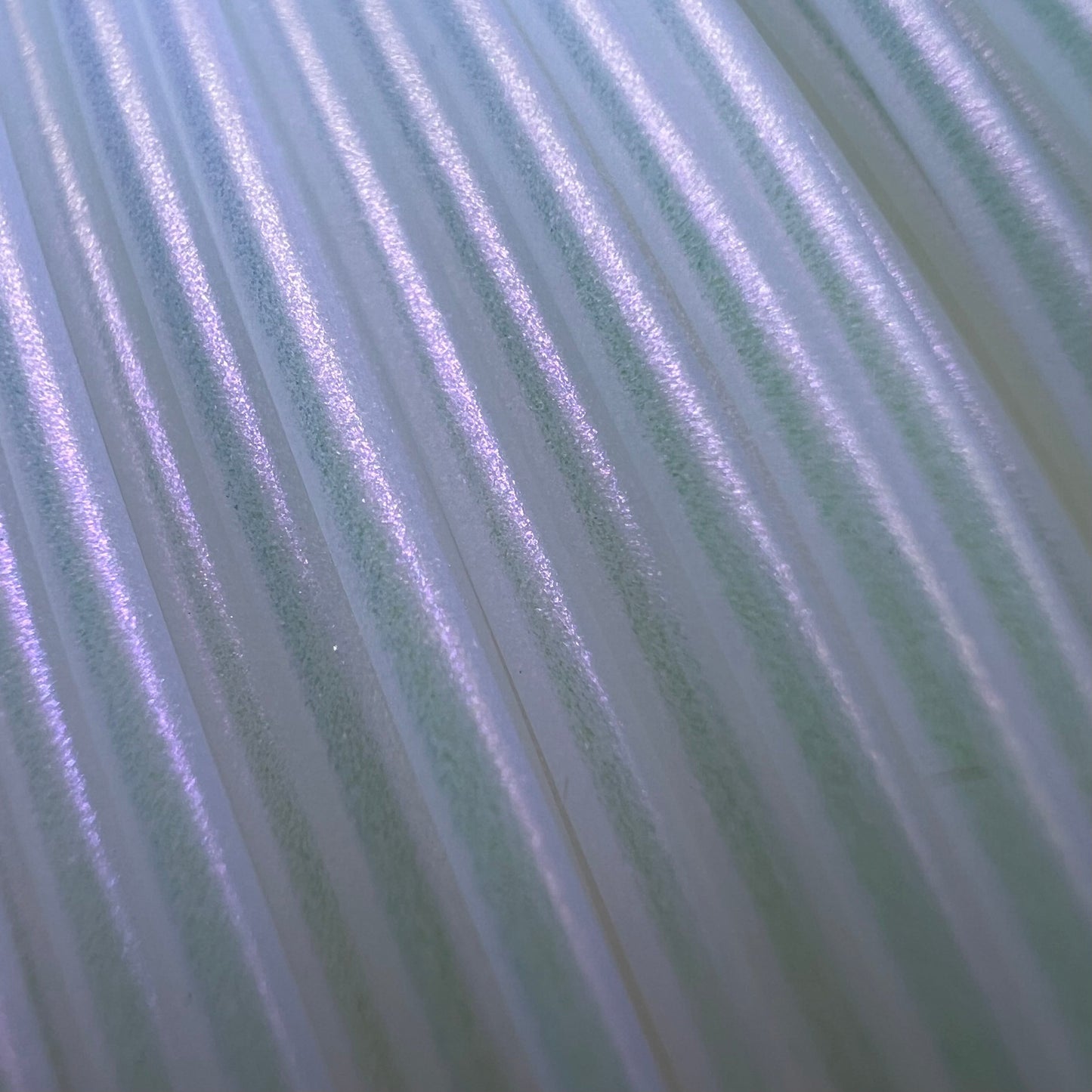 Cookiecad Pink Pearl PLA filament close-up – pearlescent pink surface detail