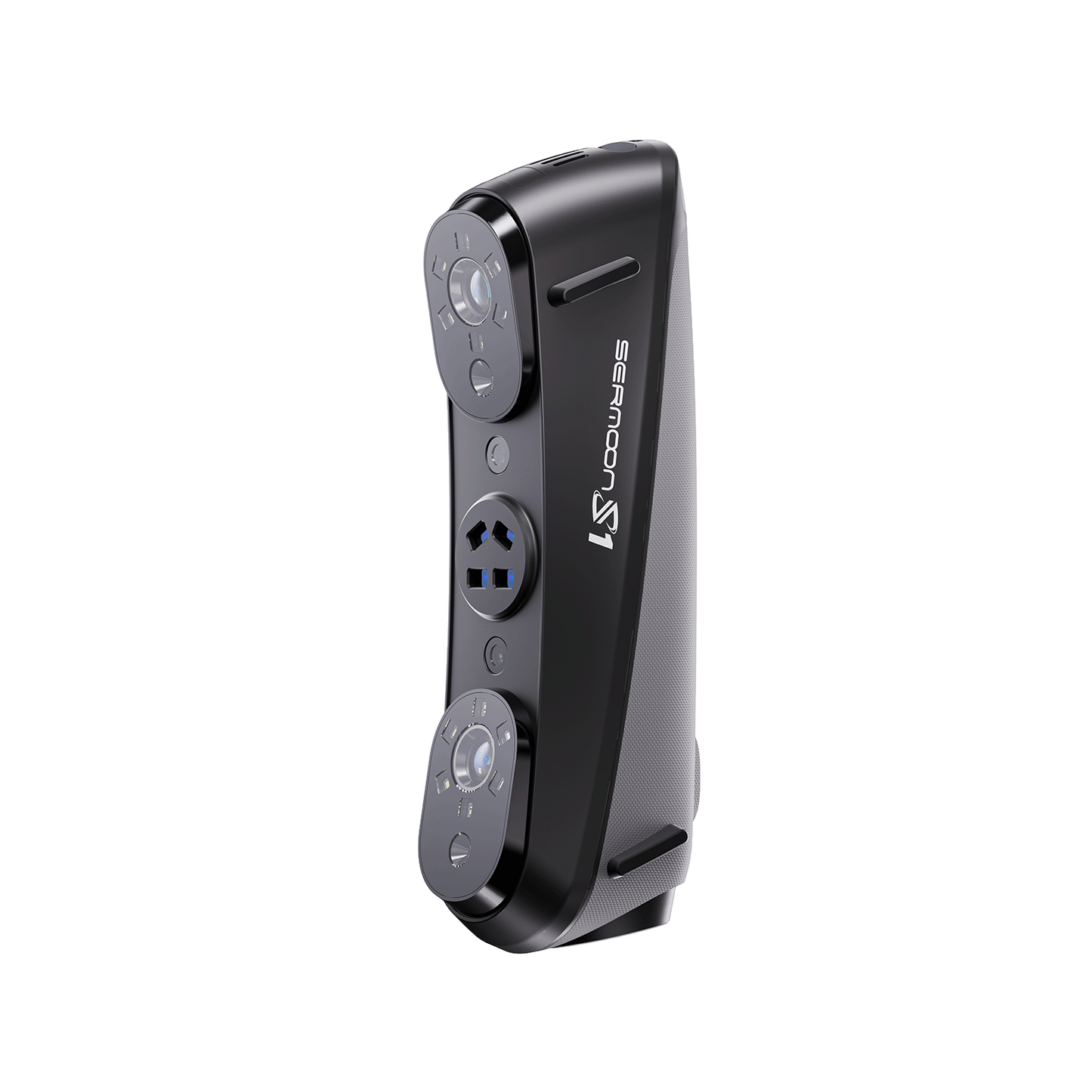Creality Sermoon S1 3D scanner specifications infographic – 0.02mm accuracy 0.08mm/m volumetric precision Windows and macOS support