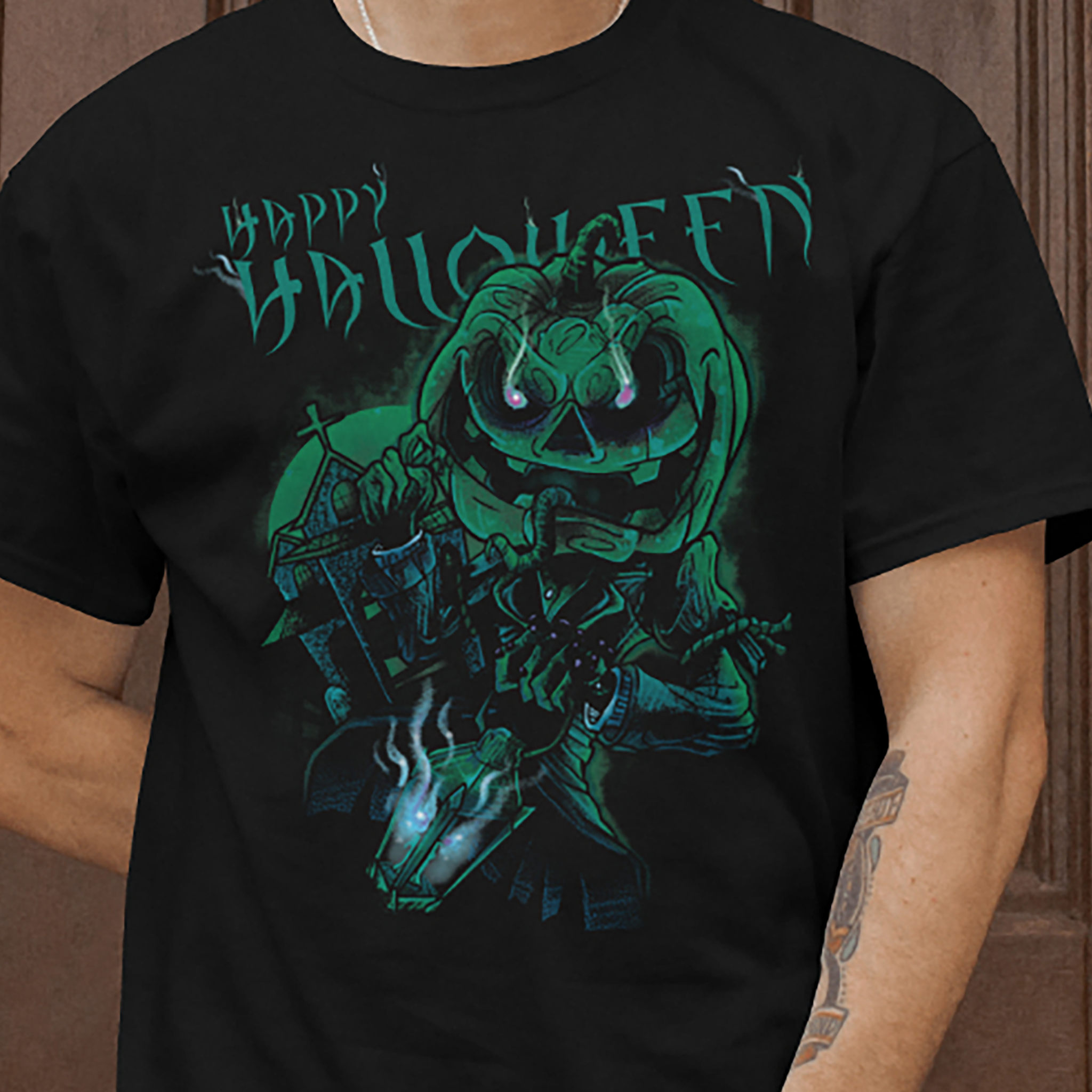 Spooky Halloween T-Shirt, Fun Graphic Tee for Trick or Treat, Halloween Party Shirt